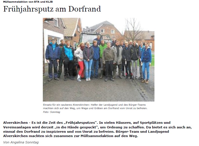 Müllsammelaktion   16.04.2013