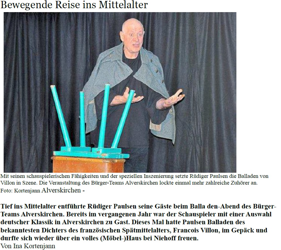 Balladenabend   05.04.2014