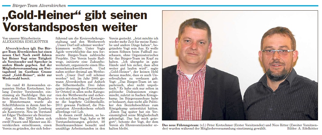 Generalversammlung   17 03 2014