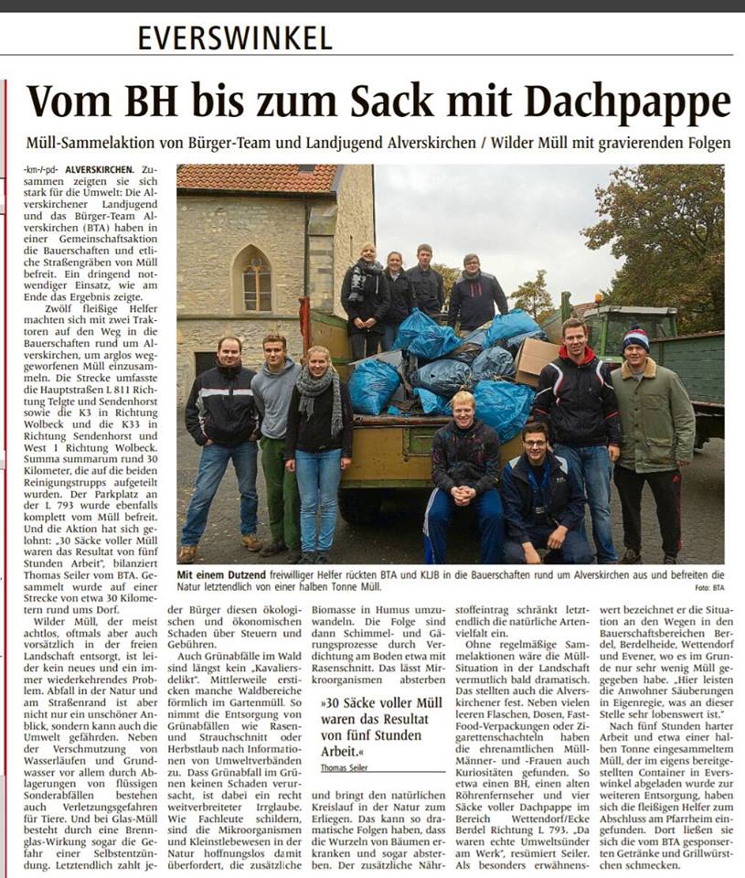 19.10.2016   Müllsammelaktion