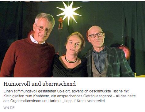 11.12.2017   Humorvoll und überraschend