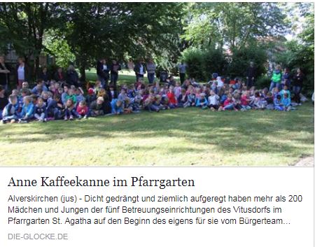 13.07.2017   Anne Kaffeekanne im Pfarrgarten