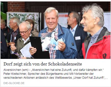 29.06.2017   Dorf zeigt sich von der Schokoladenseite