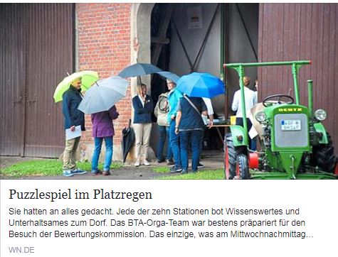 29.06.2017   Puzzlespiel im Platzregen
