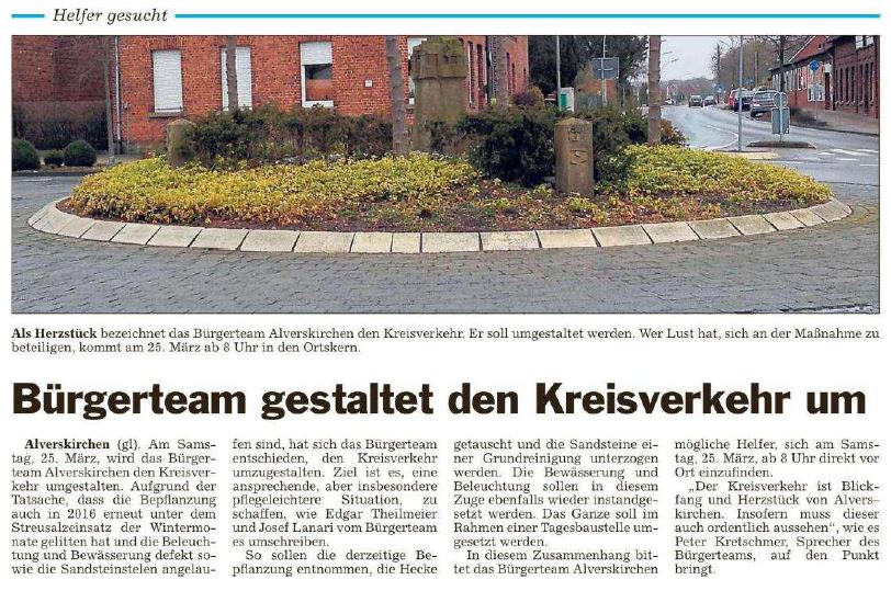 Helfer gesucht   Glocke v. 09.03.2017