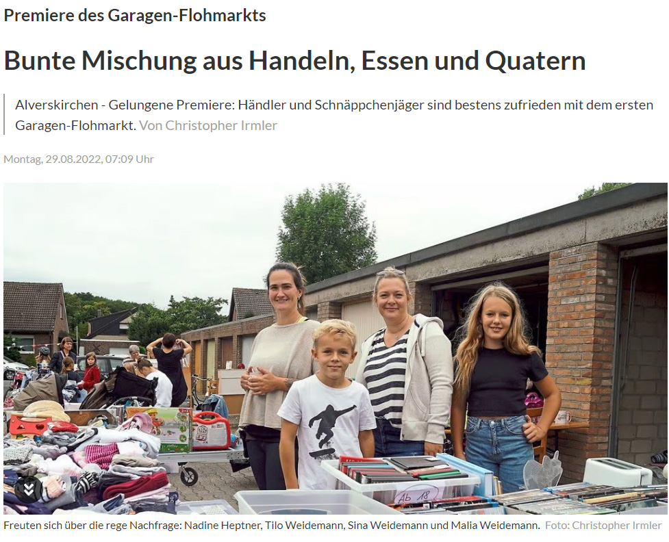 Garagenflohmarkt